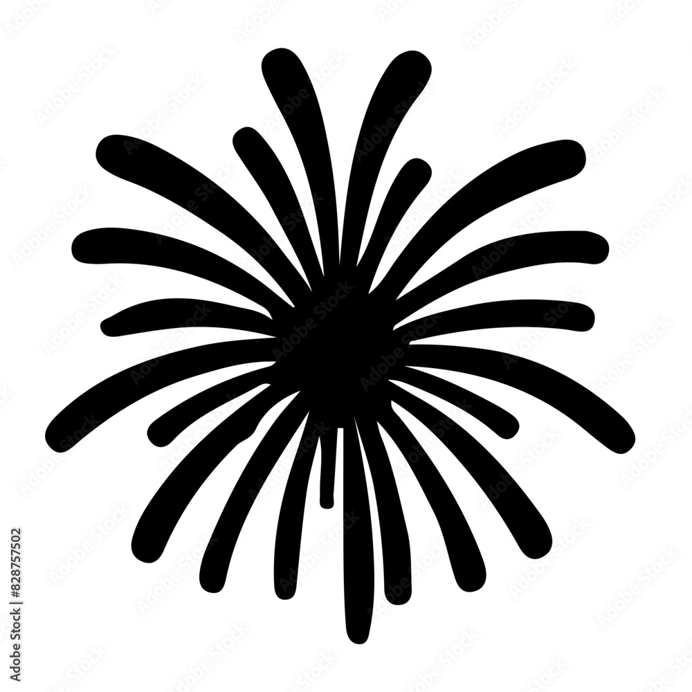 Fireworks vector Silhoutte Fireworks vector Silhoutte