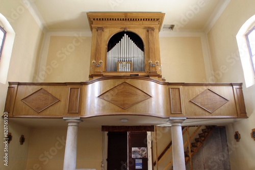 Organ in the parish church of Saint Sylvester Pope in Kanfanar, Croatia photo