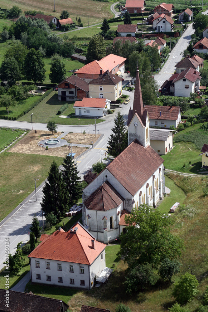 Parish Church of Saint Roch in Luka, Croatia, Croatia Parish Church of Saint Roch in Luka, Croatia, Croatia
