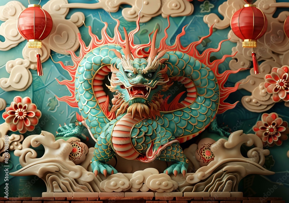 Obraz premium Chinese dragon