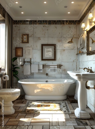 A Nostalgic Bathroom