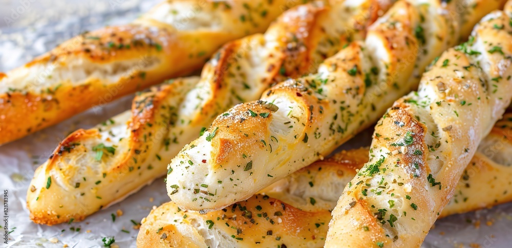 rows of freshly baked bread that are tempting to eat rows of freshly baked bread that are tempting to eat