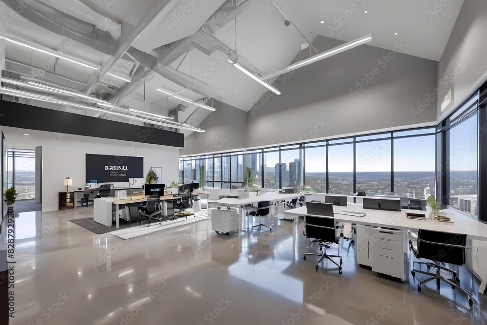 Modern office space architecture design Modern office space architecture design