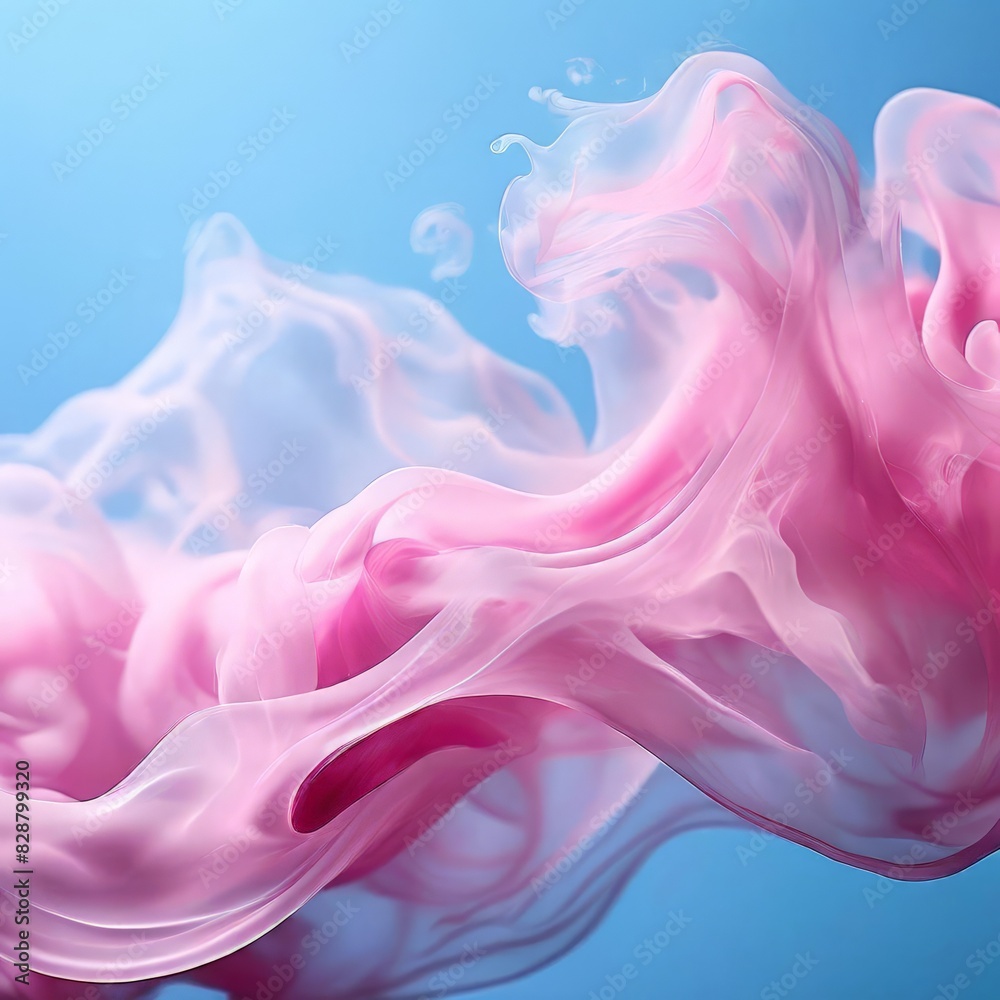 A abstract smoke background. AI generated