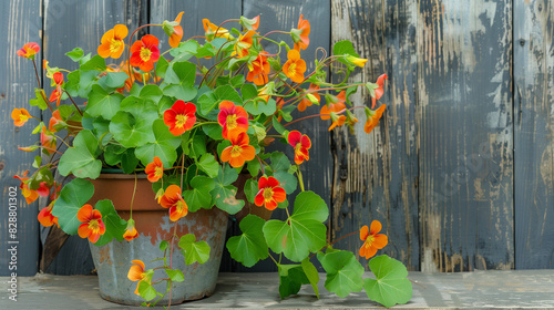 Wallpaper Mural Tropaeolum majus (Nasturtium)  Torontodigital.ca