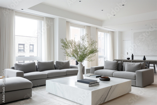Modern Living Room Design © Work 19 Studio