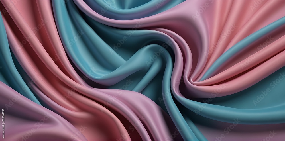 background representing crumpled or folded silk fabrics in 3D. Beautiful quality of fabric. Harmonious whole background representing crumpled or folded silk fabrics in 3D. Beautiful quality of fabric. Harmonious whole
