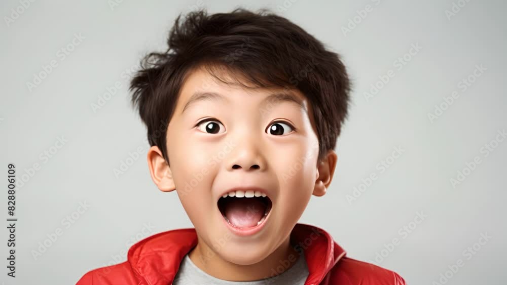 Radiant Asian Joy: A Cheerful Boy's Delight Radiant Asian Joy: A Cheerful Boy's Delight