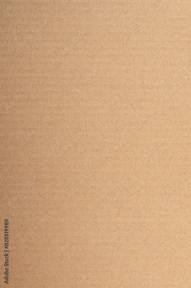 Fototapeta premium Clean flat brown color eco paper