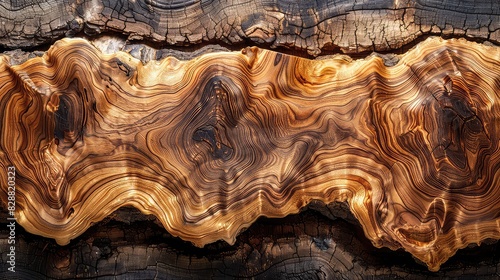 Wallpaper Mural Abstract texture background natural tree wooden panel Torontodigital.ca