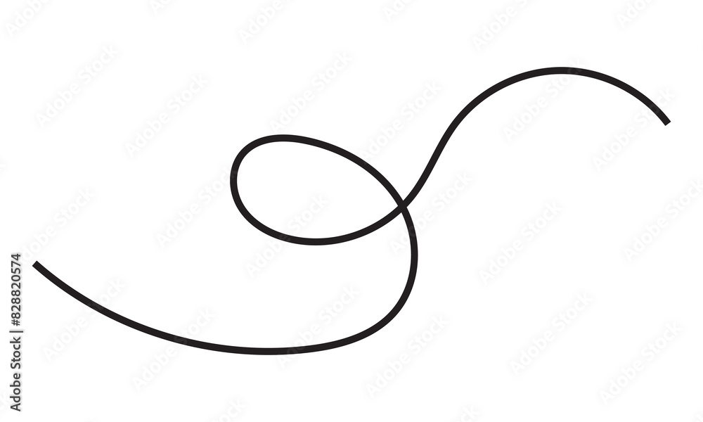hand drawn lines, line doodle, curve, spiral line. isolated on white background. Vector illustration . EPS 10 hand drawn lines, line doodle, curve, spiral line. isolated on white background. Vector illustration . EPS 10