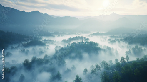 mountains in the fog © sehrish