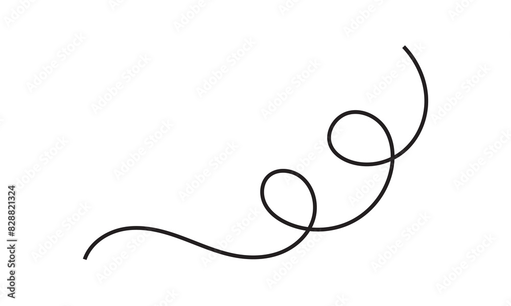 hand drawn lines, line doodle, curve, spiral line. isolated on white background. Vector illustration . EPS 10 hand drawn lines, line doodle, curve, spiral line. isolated on white background. Vector illustration . EPS 10