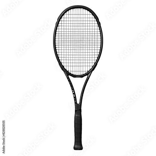Squash racket, lightweight and durable, ideal for competitive play, ergonomic design