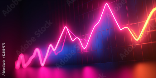 Graphic depiction of a pulsating heart on a monitor, resembling a cardiogram in red, conveying the rhythm of a heartbeat
