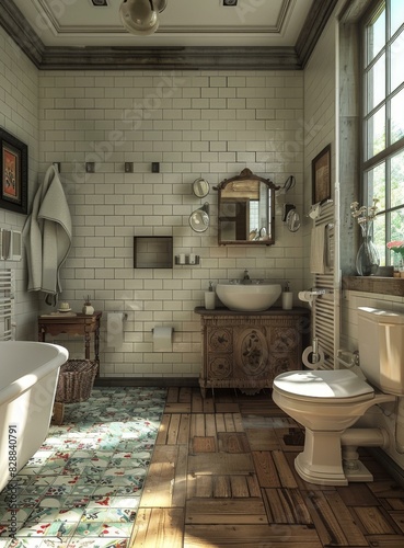 Nostalgic Bathroom