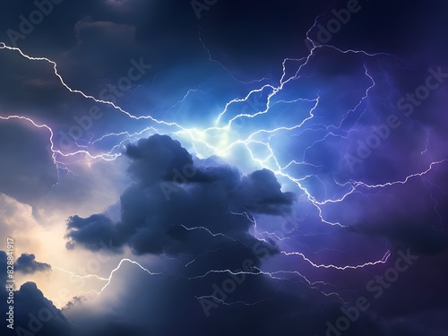 Dramatic Storm Abstract Background