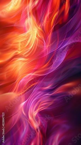 Fiery Blaze: Texture, Color, and Form