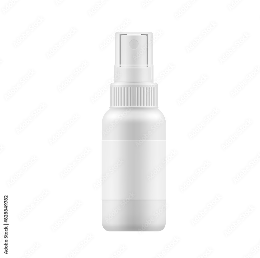 Blank plastic cosmetic bottle mockup on white background, White medical bottle, Small White Bottle of Hand Sanitizer, Skin Antiseptic, Antibacterial Fluid, Makeup Remover or Hair Spray Blank plastic cosmetic bottle mockup on white background, White medical bottle, Small White Bottle of Hand Sanitizer, Skin Antiseptic, Antibacterial Fluid, Makeup Remover or Hair Spray