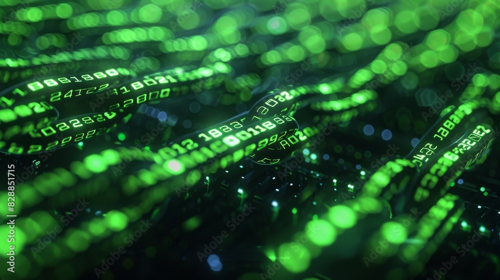 Abstract digital background with green binary code. Great for technology, data, and innovation concepts. Abstract digital background with green binary code. Great for technology, data, and innovation concepts.