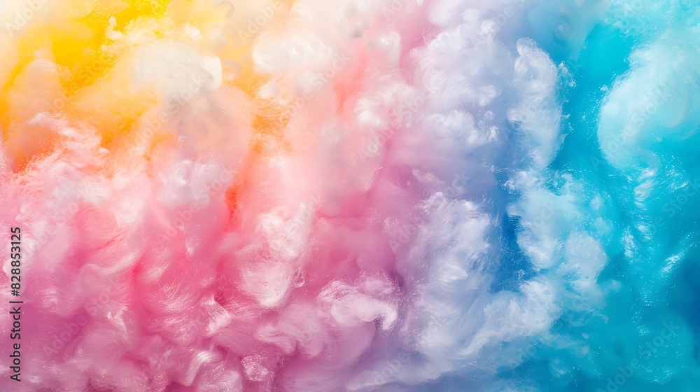 Fototapeta premium colours, colourful, rainbow, background, fluffy, purple, abstract, pink, texture, fantasy, pastel, wallpaper, illustration, blue, cloud, sky, soft, watercolor, light, bright, pattern, cloudscape, clou