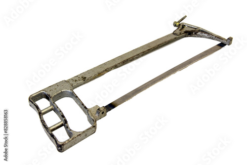 Obraz na plátně hacksaw manaul or Hand hacksaw isolated on white background