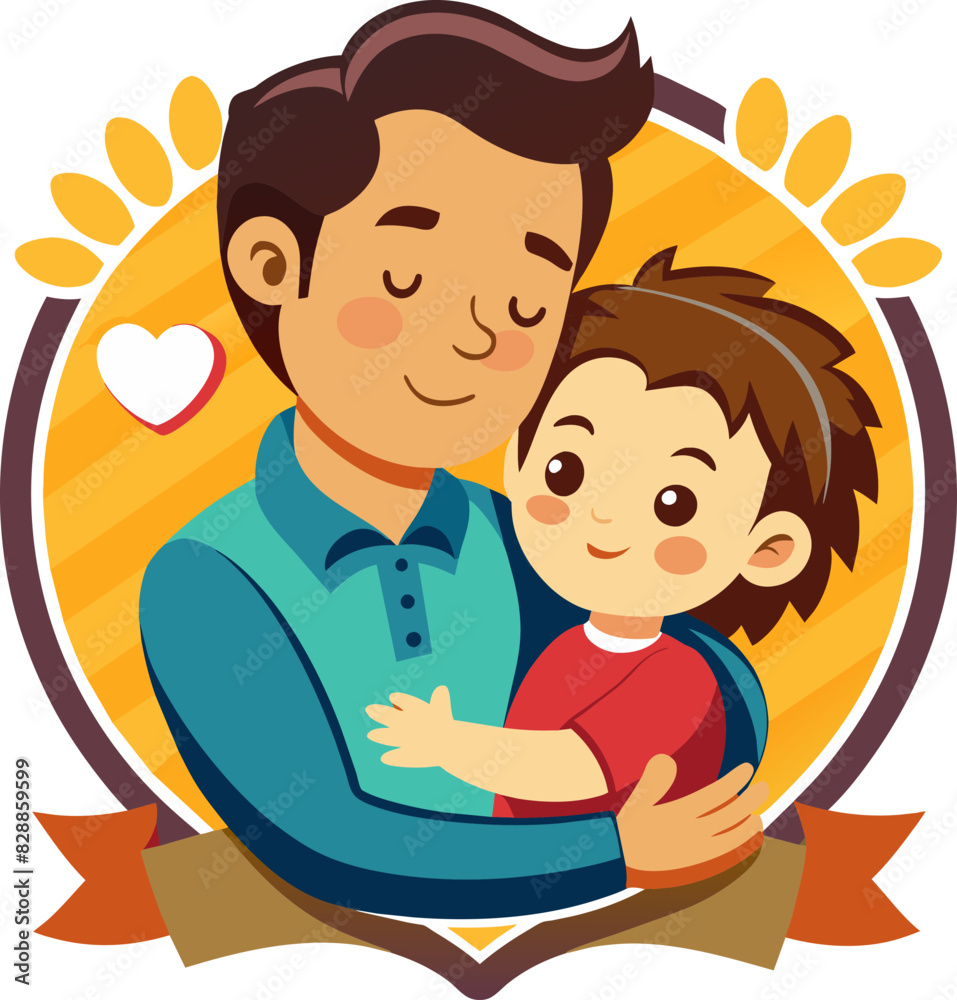 Father's Day badge design . Sticker, stamp, logo handmade. Father's Day badge design . Sticker, stamp, logo handmade.