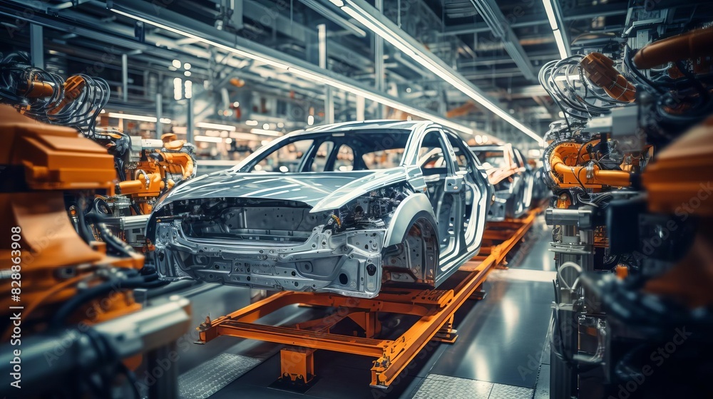 Industrial robotics in automotive manufacturing Industrial robotics in automotive manufacturing