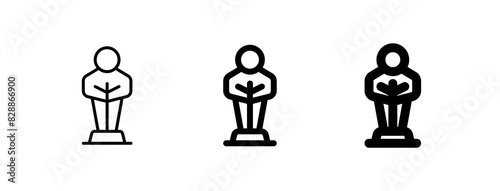 Editable award, trophy, winner, nomination vector icon. Movie, cinema, entertainment. Part of a big icon set family. Perfect for web and app interfaces, presentations, infographics, etc