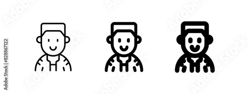 Editable person with army buzz flattop haircut avatar vector icon. User, profile, identity, persona. Part of a big icon set family. Perfect for web and app interfaces, presentations, infographics, etc