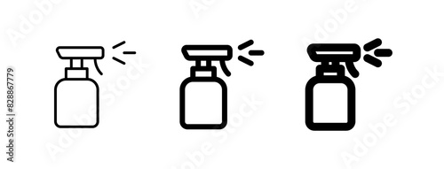 Editable spray bottle vector icon. Barbershop  lifestyle  grooming. Part of a big icon set family. Perfect for web and app interfaces  presentations  infographics  etc