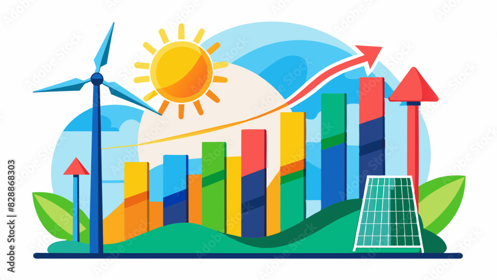 Sustainable Energy Growth Graph with Renewable Resources
