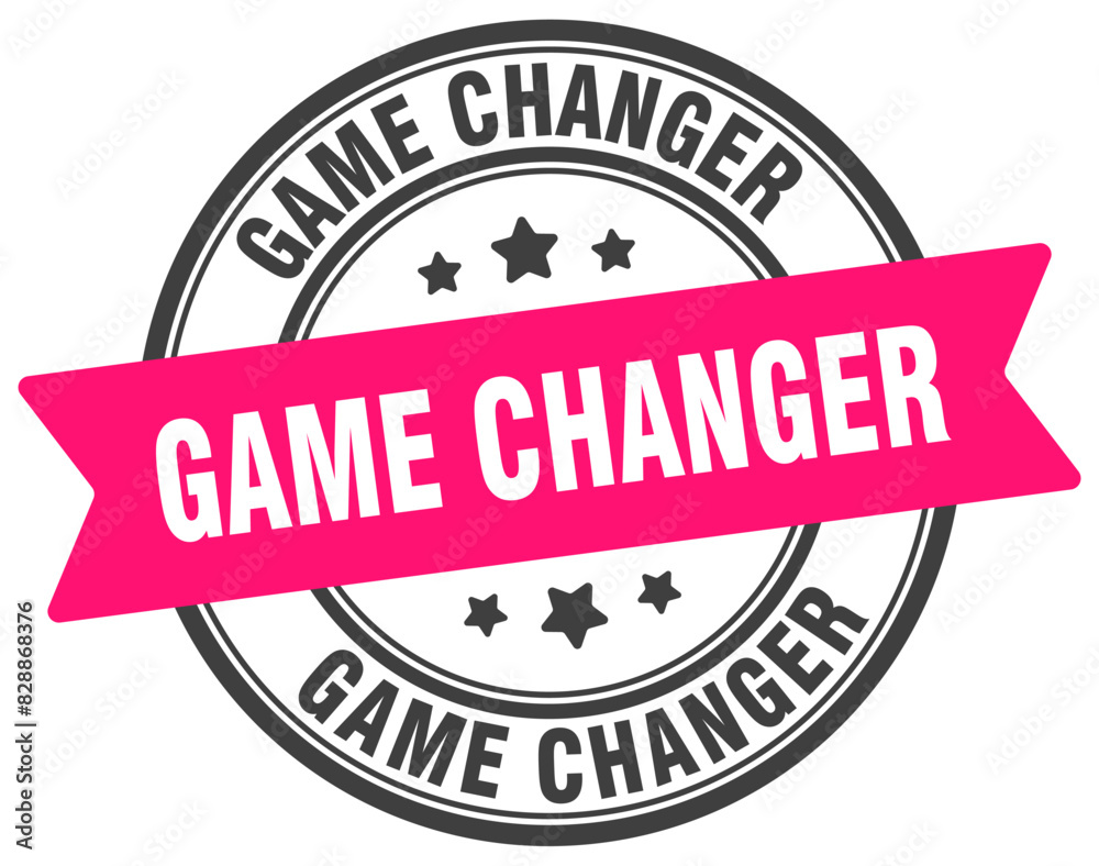 game changer stamp. game changer label on transparent background. round sign game changer stamp. game changer label on transparent background. round sign