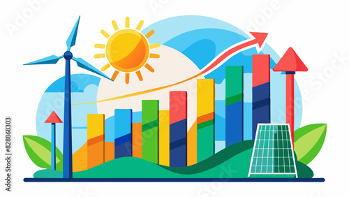 Sustainable Energy Growth Graph with Renewable Resources