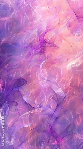 Ethereal Lavender and Pink Glowing Abstract Pattern with Delicate Textures