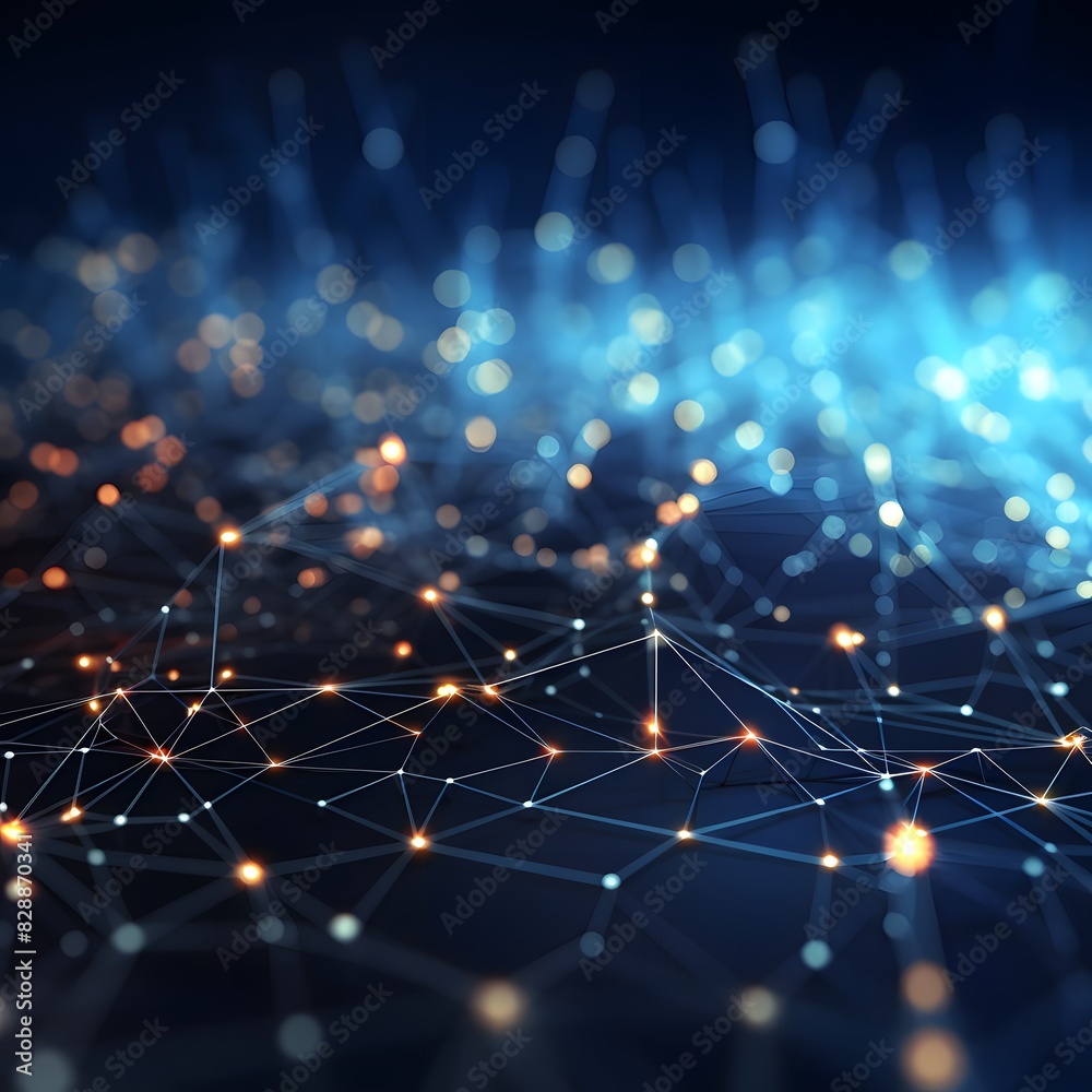 Abstract digital background. Network connection and data transfer concept. Generative AI. Abstract digital background. Network connection and data transfer concept. Generative AI.