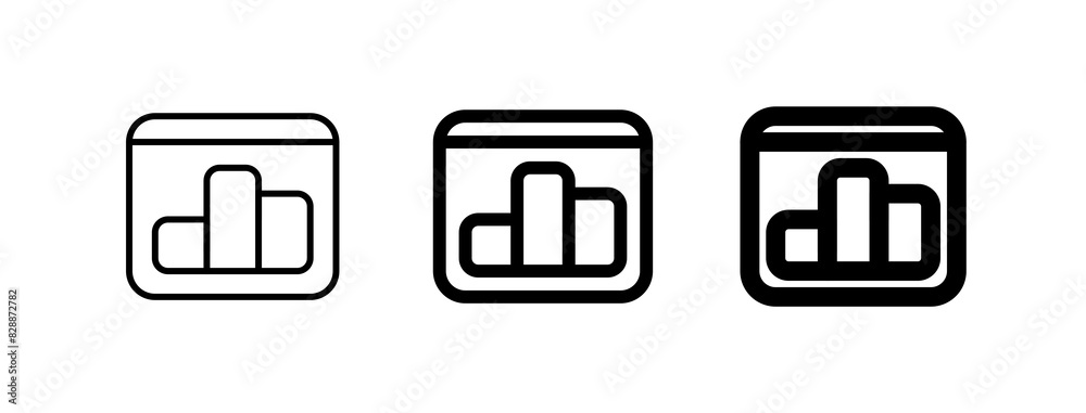 Editable dashboard chart vector icon. SEO, marketing, business. Part of a big icon set family. Perfect for web and app interfaces, presentations, infographics, etc