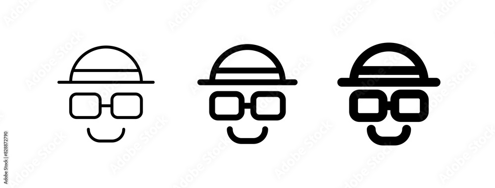 Editable incognito, white hat hacker vector icon. SEO, marketing, business. Part of a big icon set family. Perfect for web and app interfaces, presentations, infographics, etc Editable incognito, white hat hacker vector icon. SEO, marketing, business. Part of a big icon set family. Perfect for web and app interfaces, presentations, infographics, etc