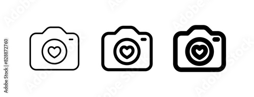 Editable wedding photography vector icon. Wedding, valentine, love, celebration. Part of a big icon set family. Perfect for web and app interfaces, presentations, infographics, etc