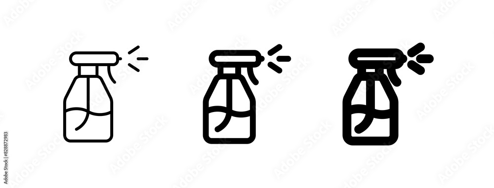 Editable water sprayer, spray bottle vector icon. Gardening, lanscaping, hygiene. Part of a big icon set family. Perfect for web and app interfaces, presentations, infographics, etc Editable water sprayer, spray bottle vector icon. Gardening, lanscaping, hygiene. Part of a big icon set family. Perfect for web and app interfaces, presentations, infographics, etc