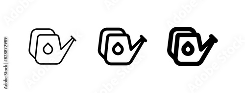 Editable watering can vector icon. Gardening, landscaping, horticulture. Part of a big icon set family. Perfect for web and app interfaces, presentations, infographics, etc