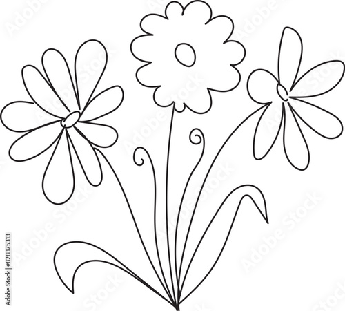 flower bouquets, vector 