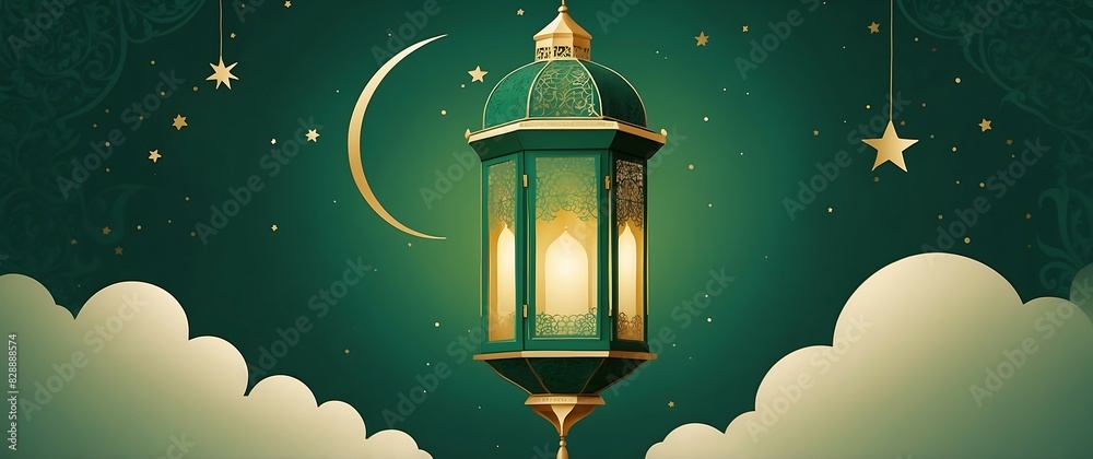 Eid Al adha concept Islamic background, Islamic festive.