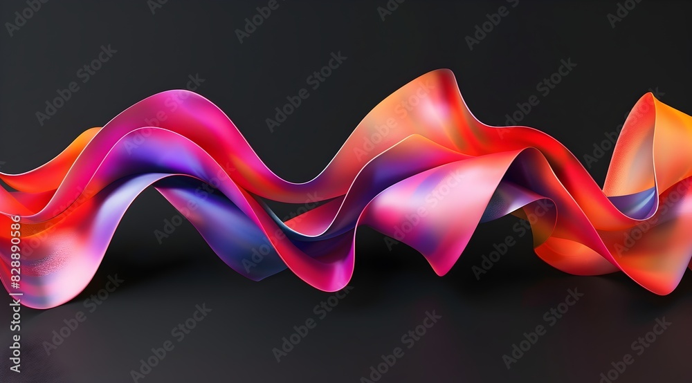 3d render of colorful abstract twisted ribbon, gradient colors on black background, soft lighting, low angle shot, hyper realistic, highly detailed,
3d render of colorful abstract twisted ribbon, gradient colors on black background, soft lighting, low angle shot, hyper realistic, highly detailed,