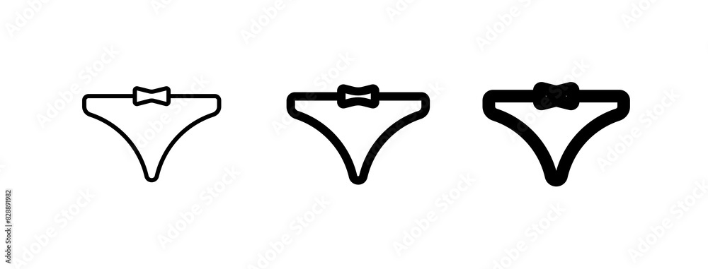 Editable panties, bikini, underwear vector icon. Clothing, fashion, apparel. Part of a big icon set family. Perfect for web and app interfaces, presentations, infographics, etc