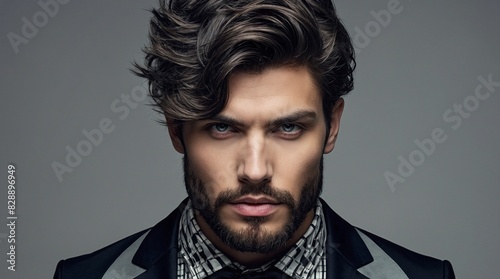 3-D Kunst Portrait. Generative AI Technologie