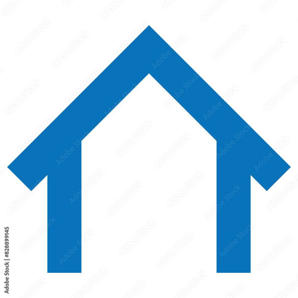 Minimalist home web icon for UI UX design, house residence, architecture, real estate, property, blue minimal vector illustration symbol Minimalist home web icon for UI UX design, house residence, architecture, real estate, property, blue minimal vector illustration symbol