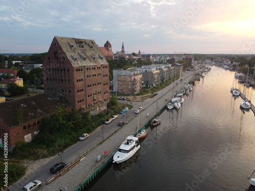 Sonnenuntergang über Greifswalder Ryck