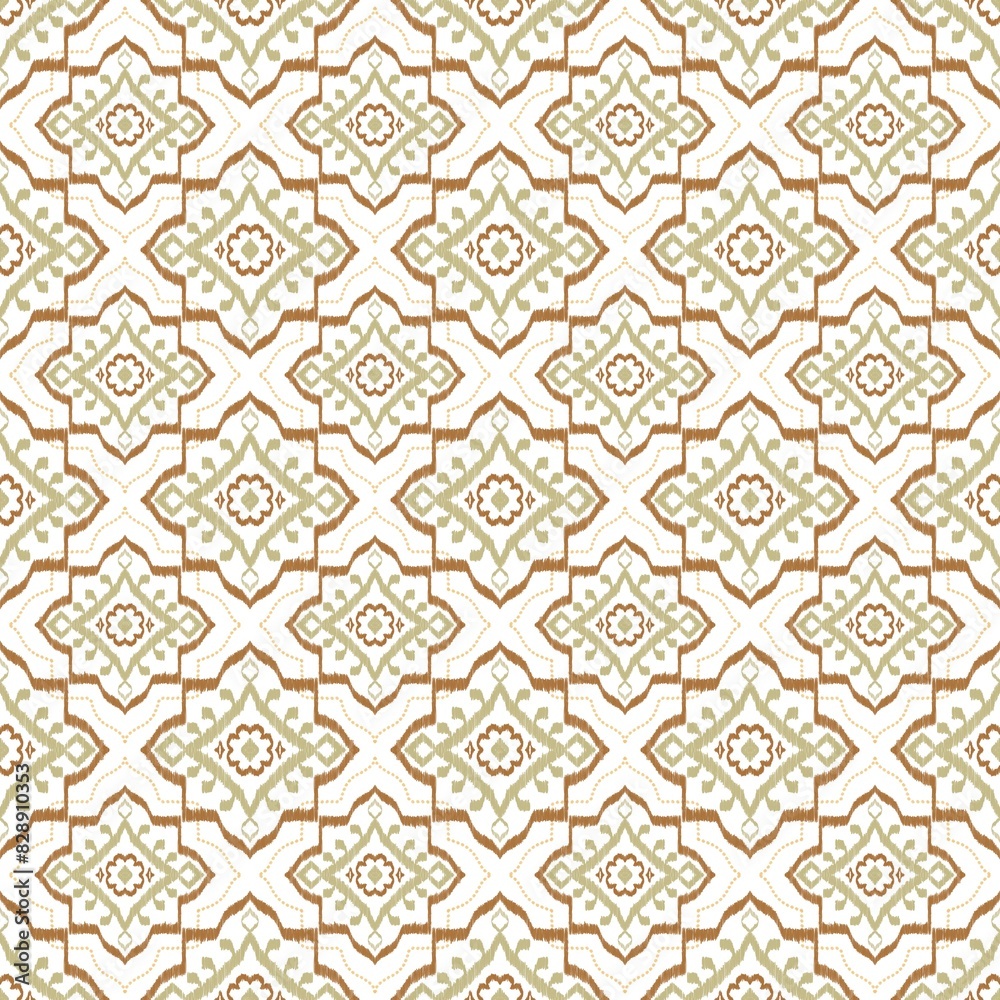 features a beautiful ikat pattern with intricate designs and vibrant colors. Ideal for fashion, home decor, graphic design, and creative projects, it adds ethnic elegance	