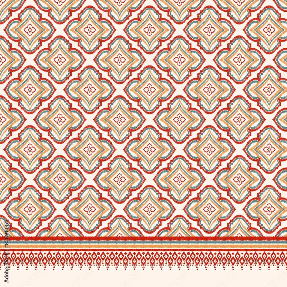 features a beautiful ikat pattern with intricate designs and vibrant colors. Ideal for fashion, home decor, graphic design, and creative projects, it adds ethnic elegance features a beautiful ikat pattern with intricate designs and vibrant colors. Ideal for fashion, home decor, graphic design, and creative projects, it adds ethnic elegance